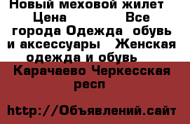 Новый меховой жилет › Цена ­ 14 000 - Все города Одежда, обувь и аксессуары » Женская одежда и обувь   . Карачаево-Черкесская респ.